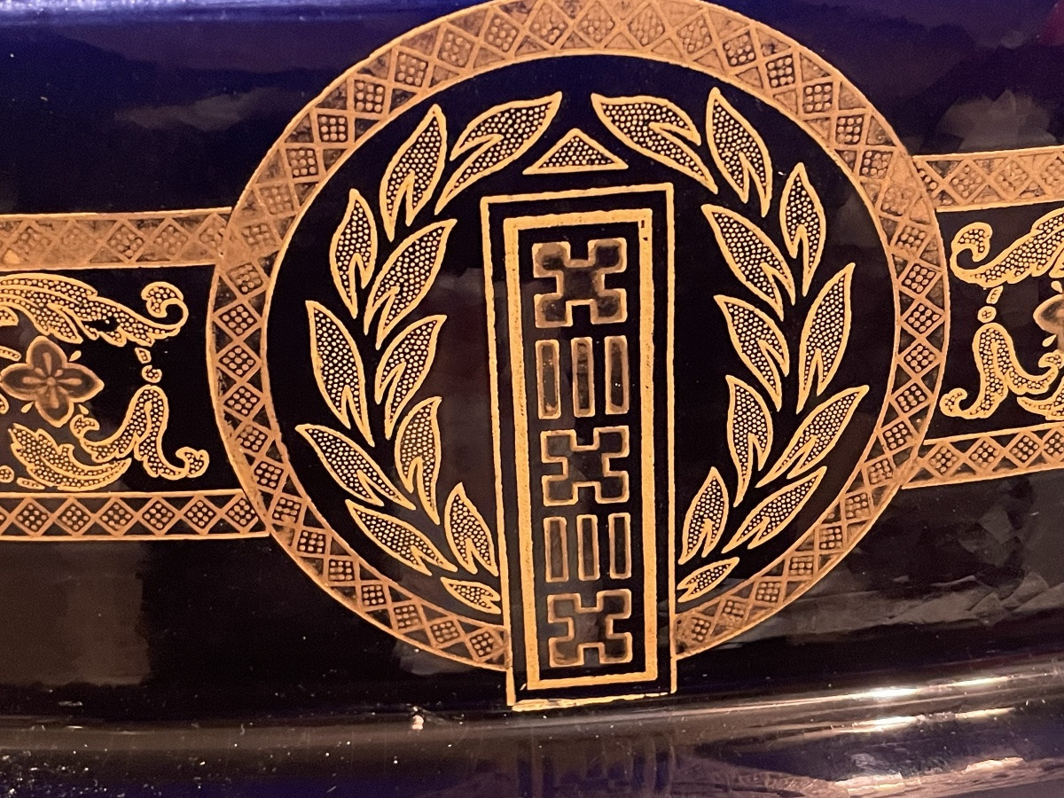 Jardinière céramique de Sarraguemines -photo-3