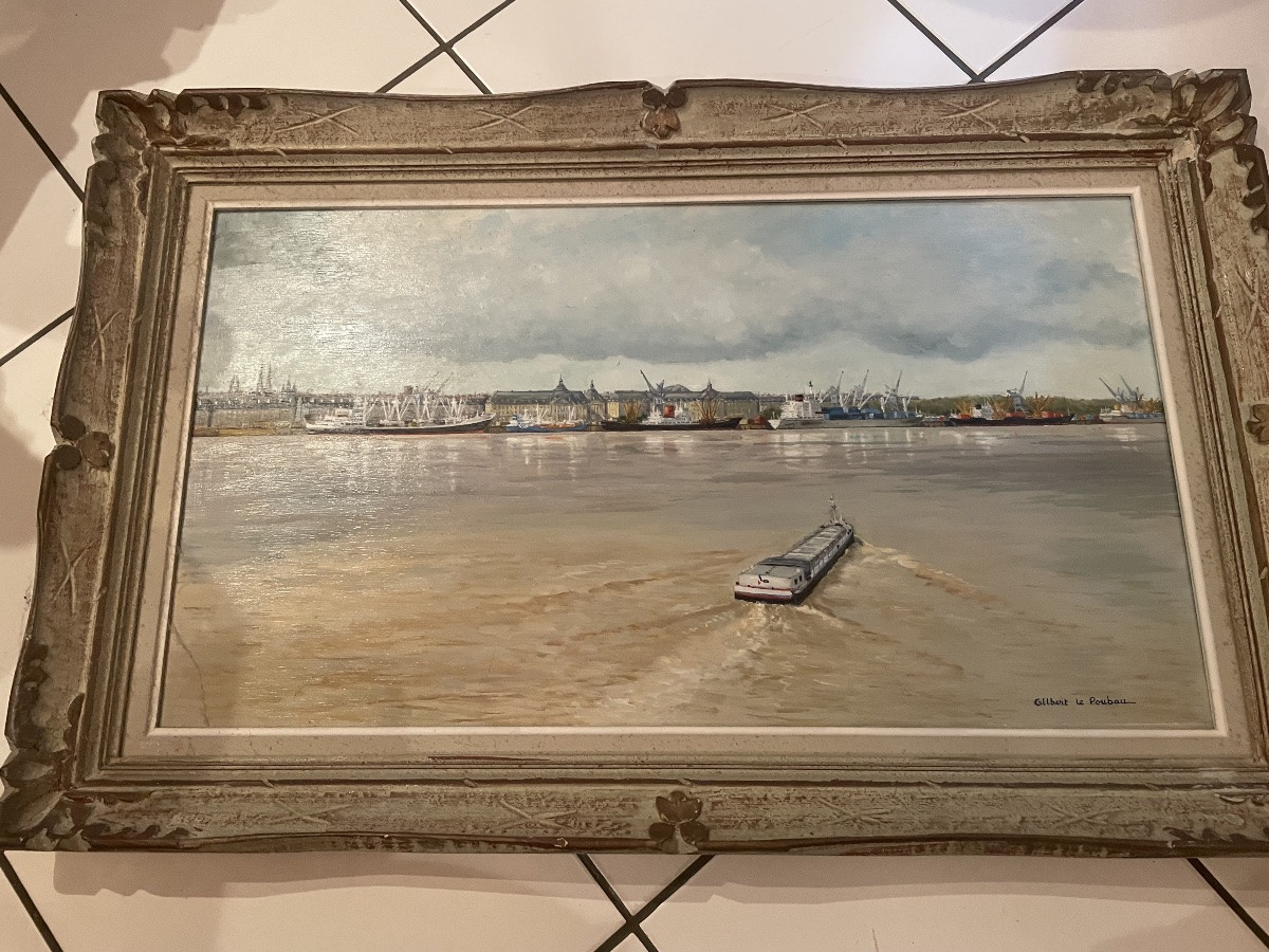 Le port de Bordeaux et la Garonne -photo-2