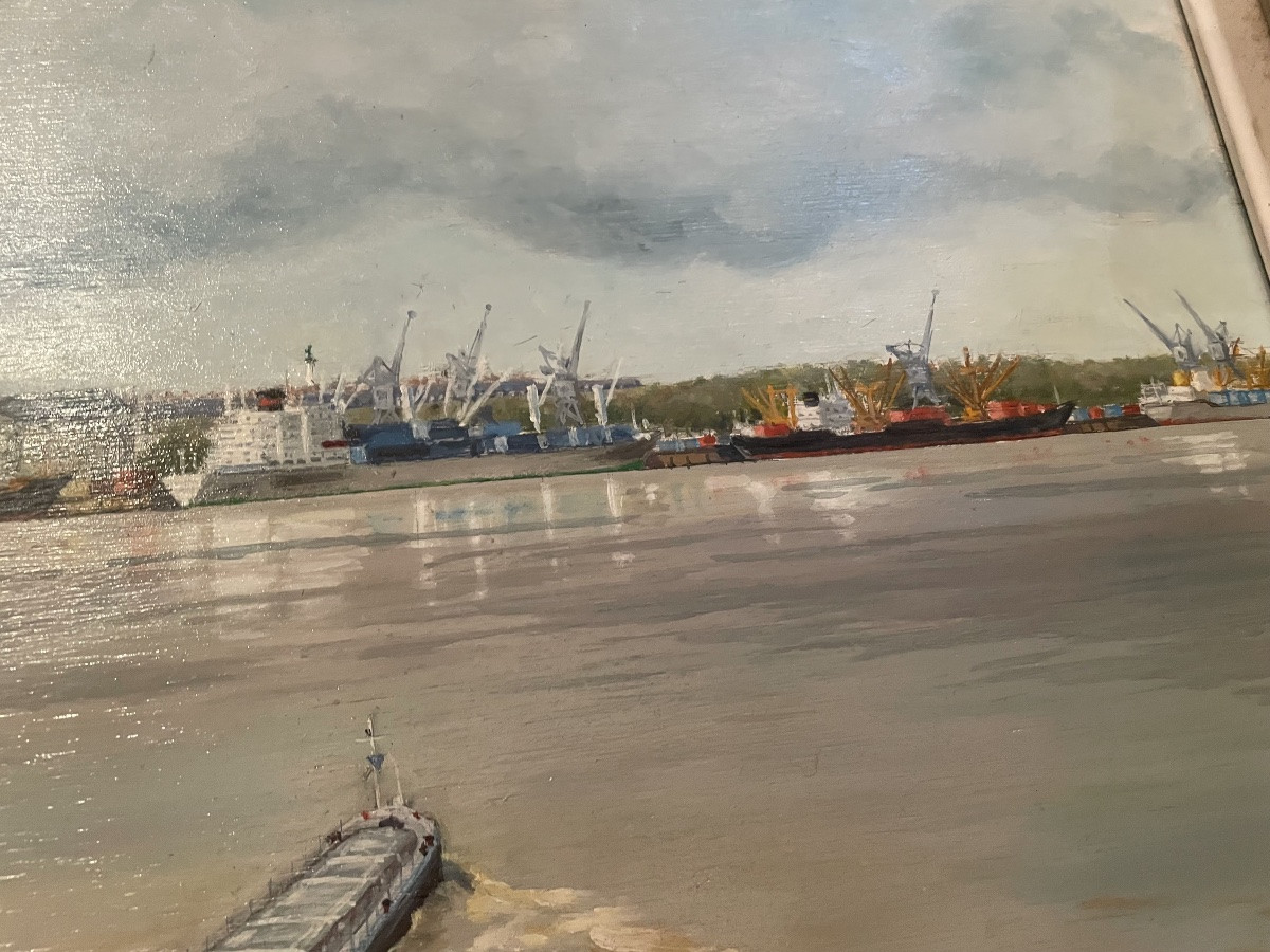 Le port de Bordeaux et la Garonne -photo-4