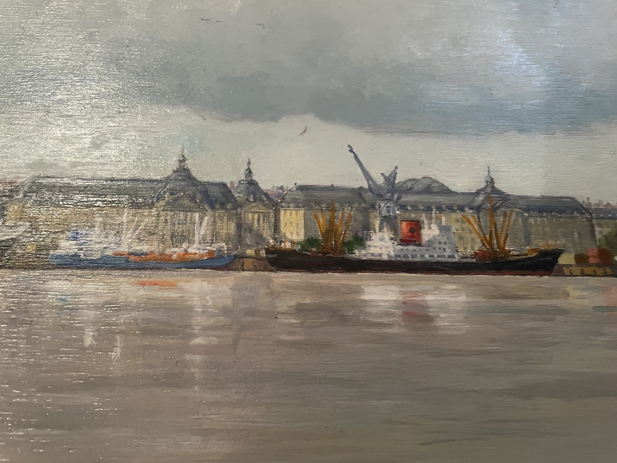 Le port de Bordeaux et la Garonne -photo-2