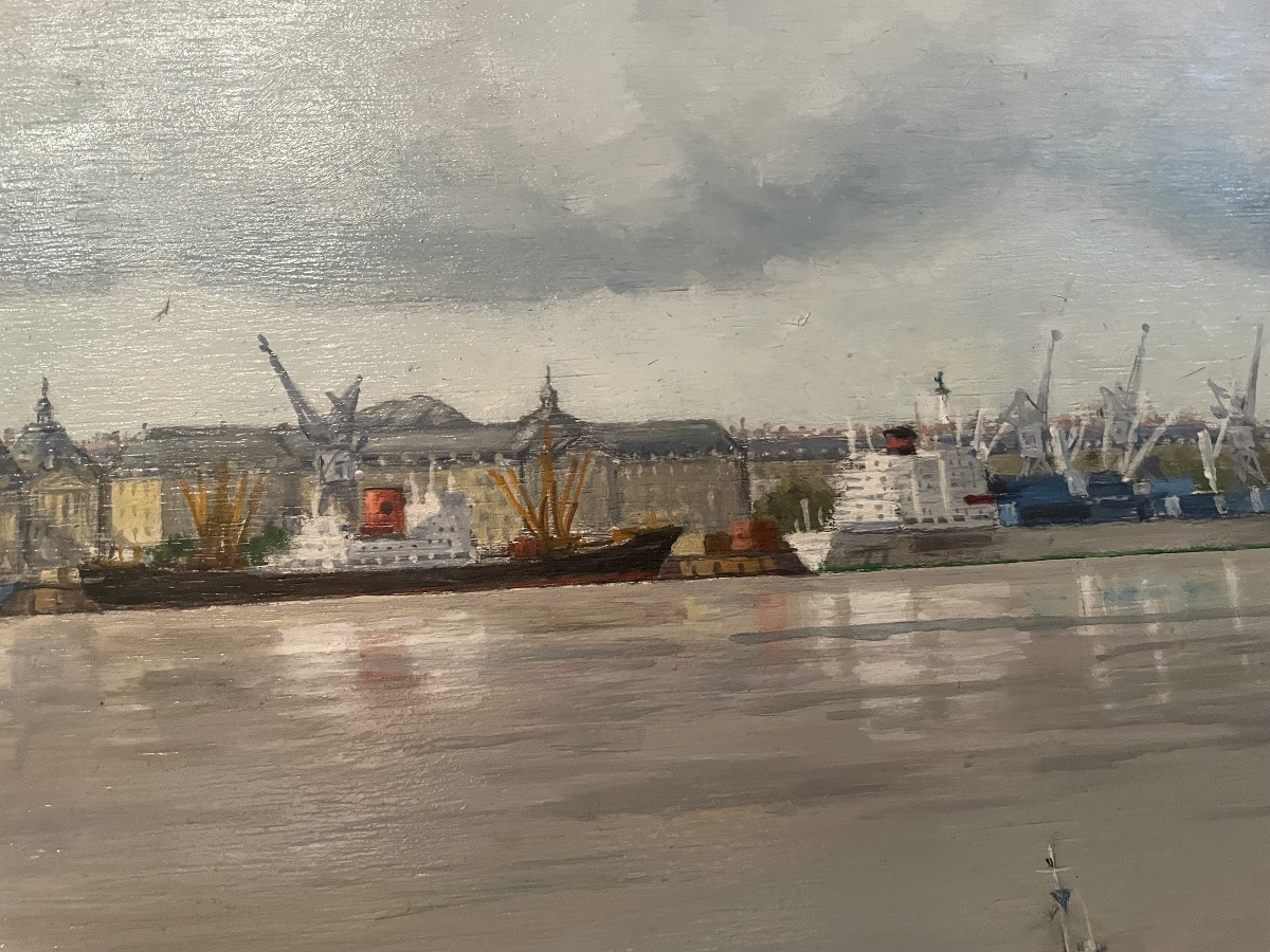 Le port de Bordeaux et la Garonne -photo-3