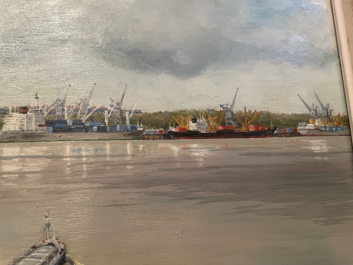 Le port de Bordeaux et la Garonne -photo-6