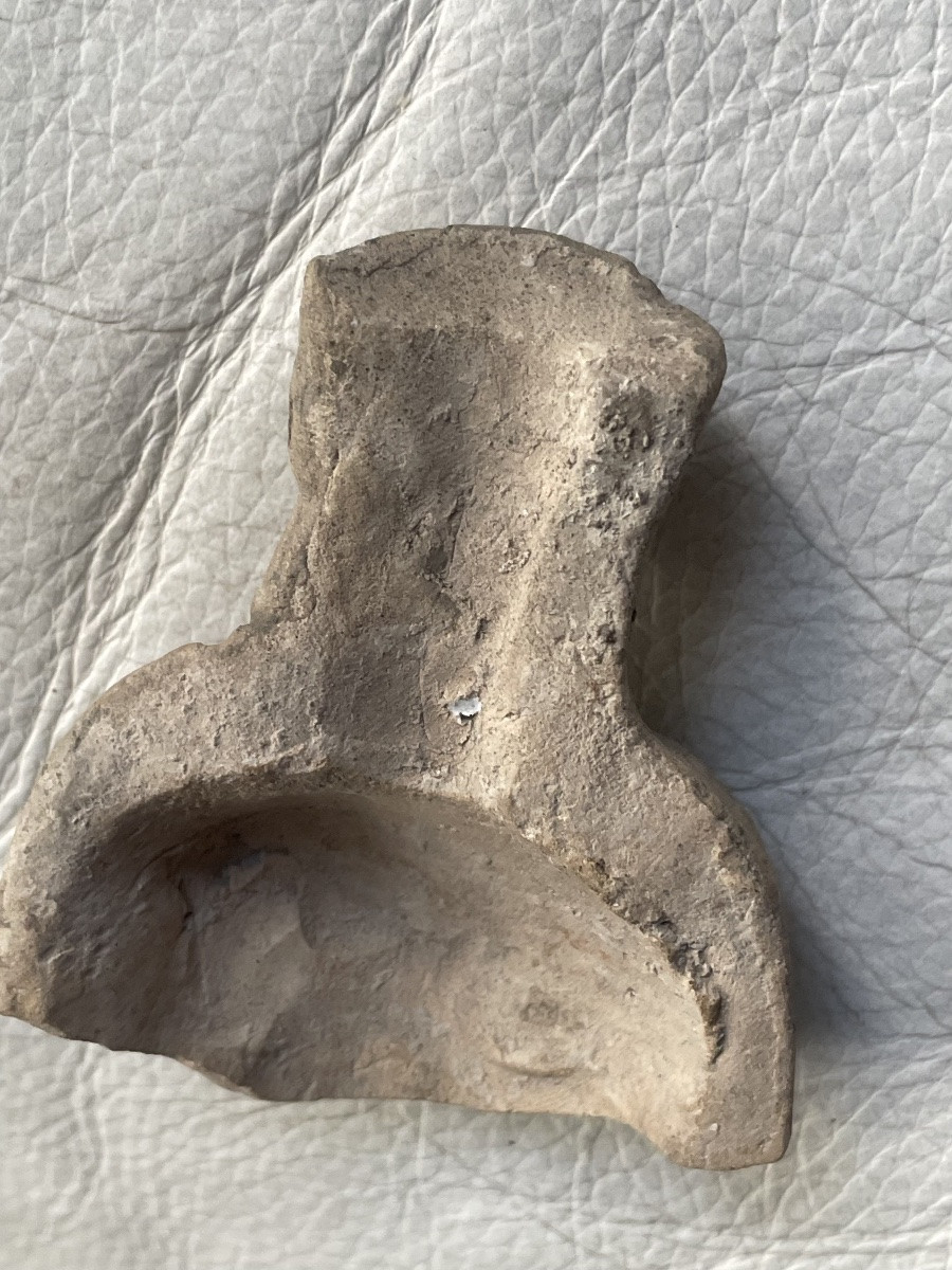 Terracotta Fragment Of A Draped Woman -photo-2