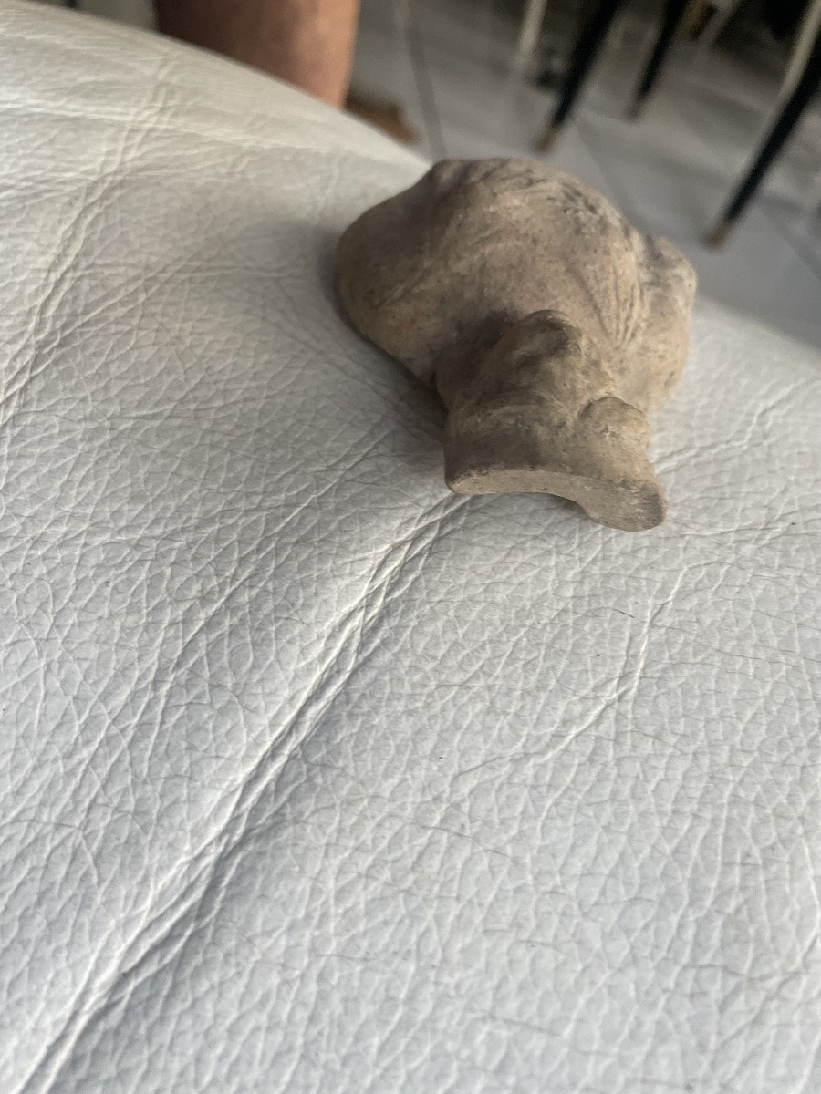 Terracotta Fragment Of A Draped Woman -photo-1