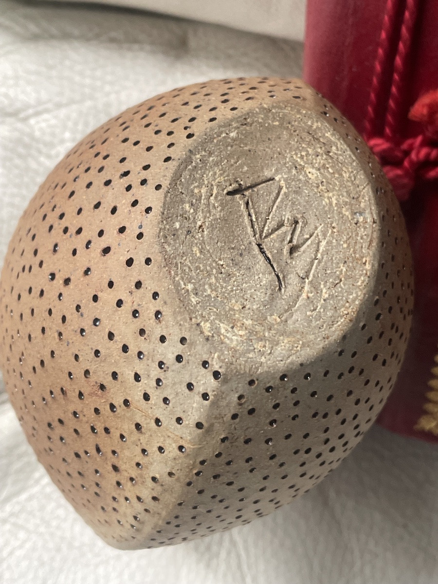 Vase céramique forme amande -photo-2