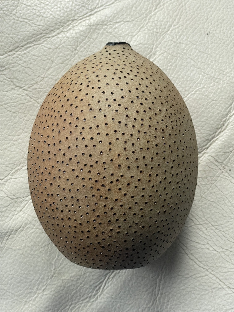 Vase céramique forme amande -photo-3