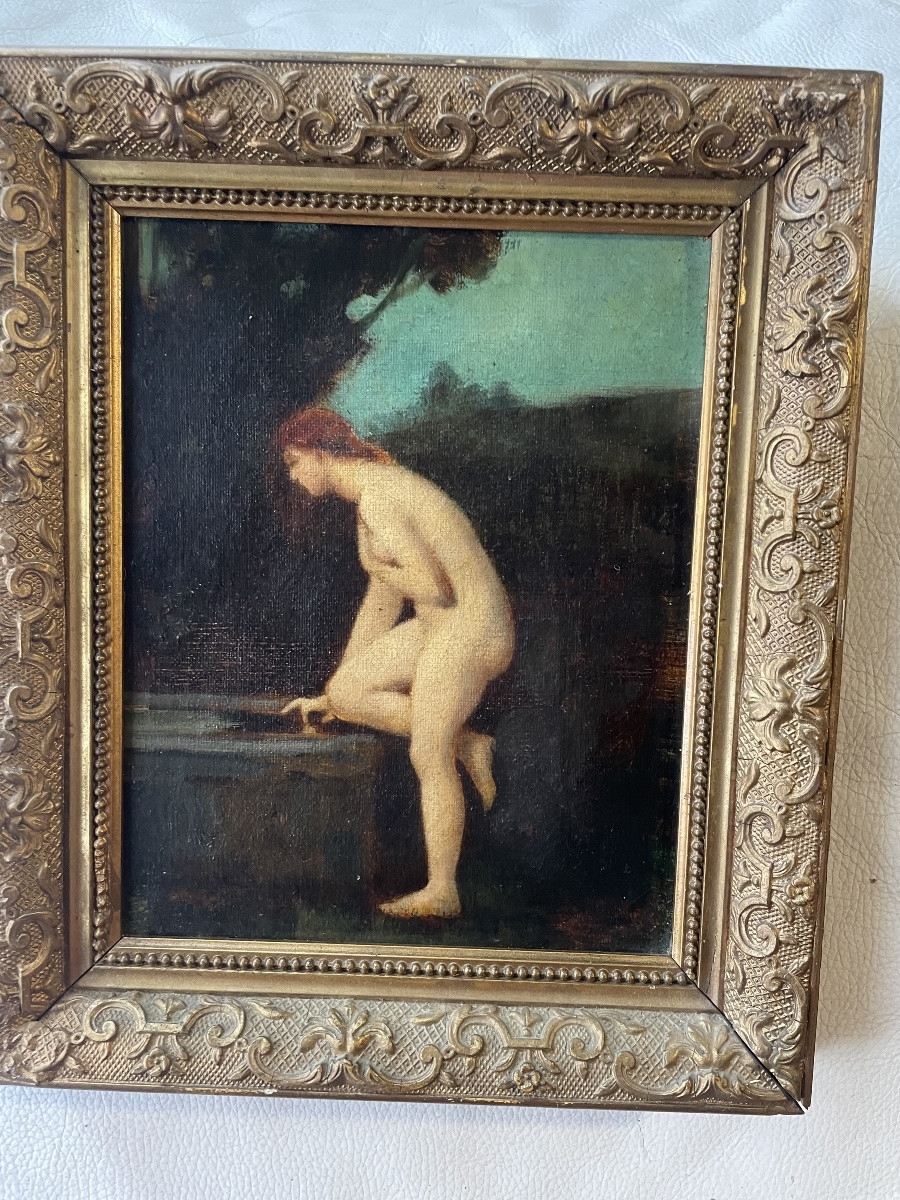Femme nue à la fontaine -photo-7