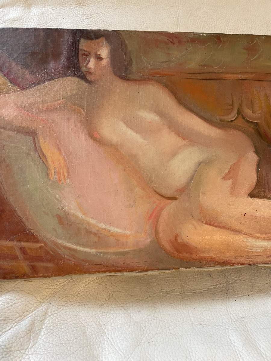 Reclining Nude By Nicolas Poliakoff -photo-3