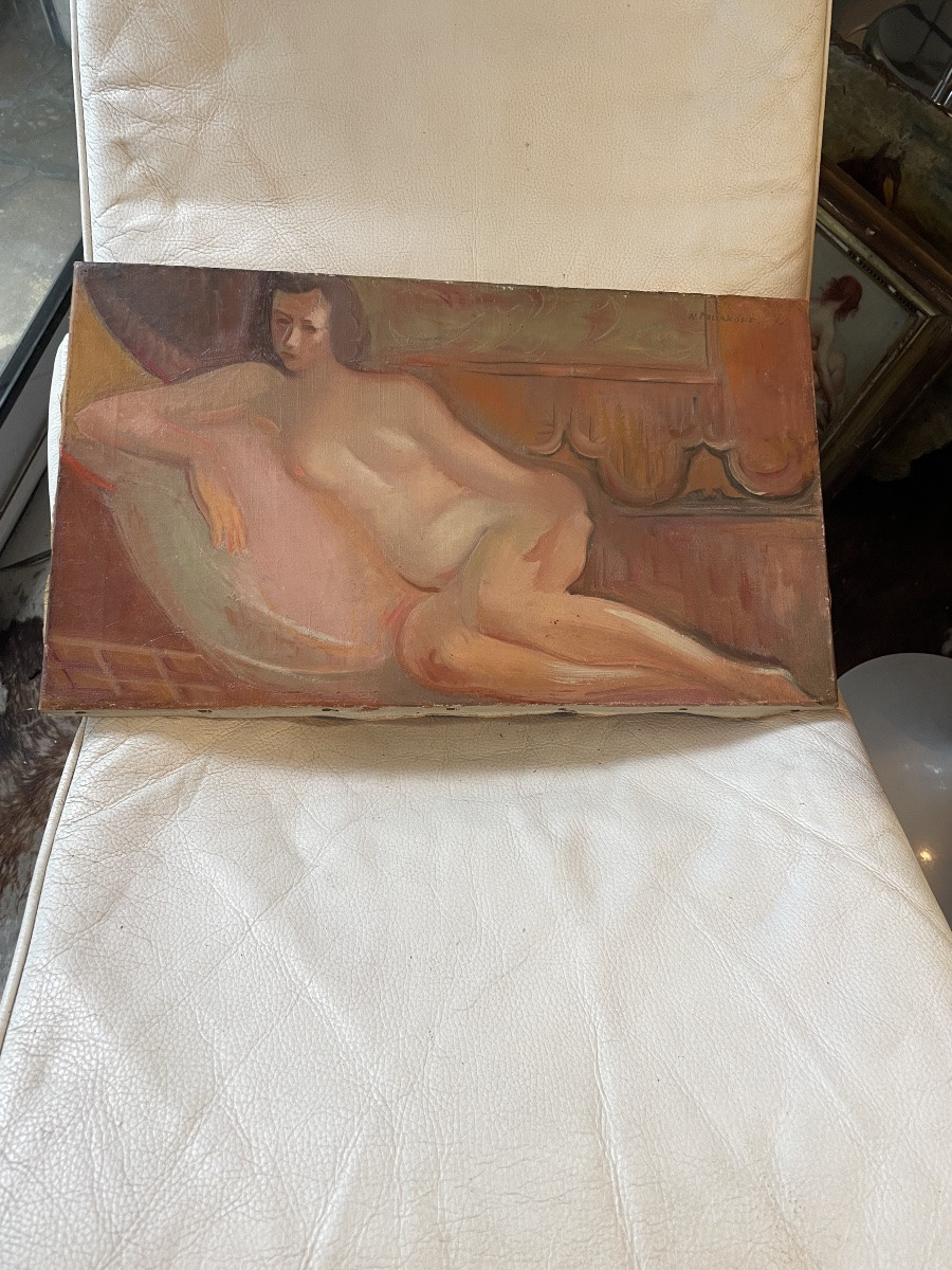 Reclining Nude By Nicolas Poliakoff -photo-8