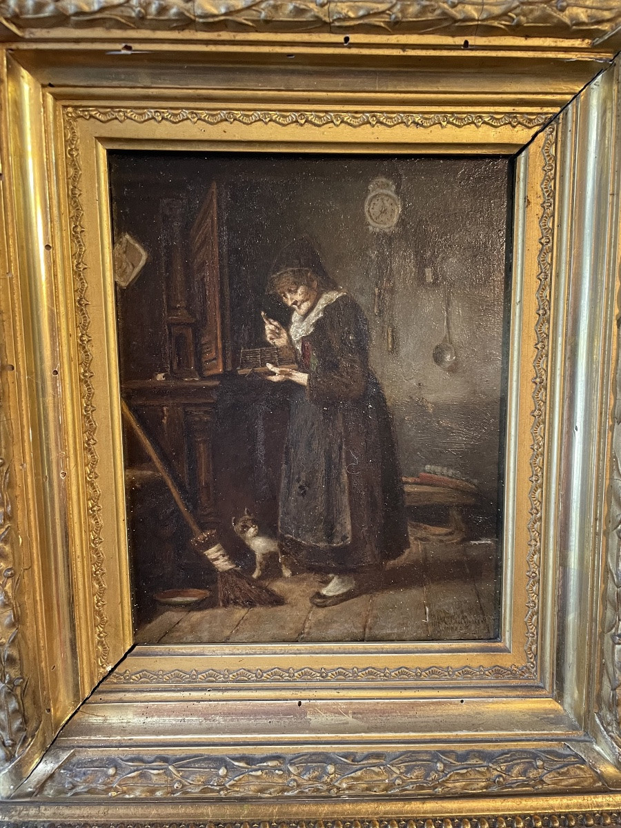 Lady And Her Cat -photo-2