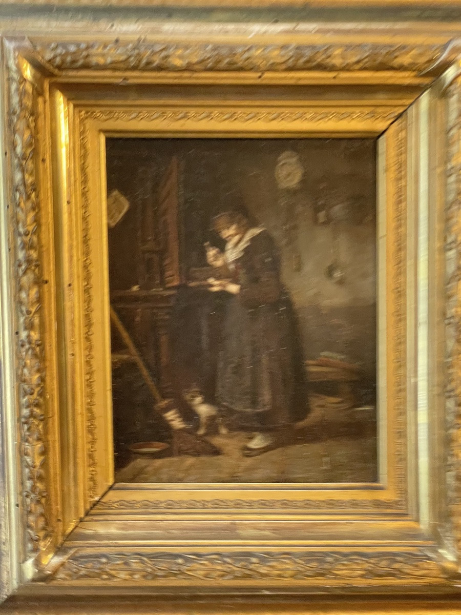 Lady And Her Cat -photo-3