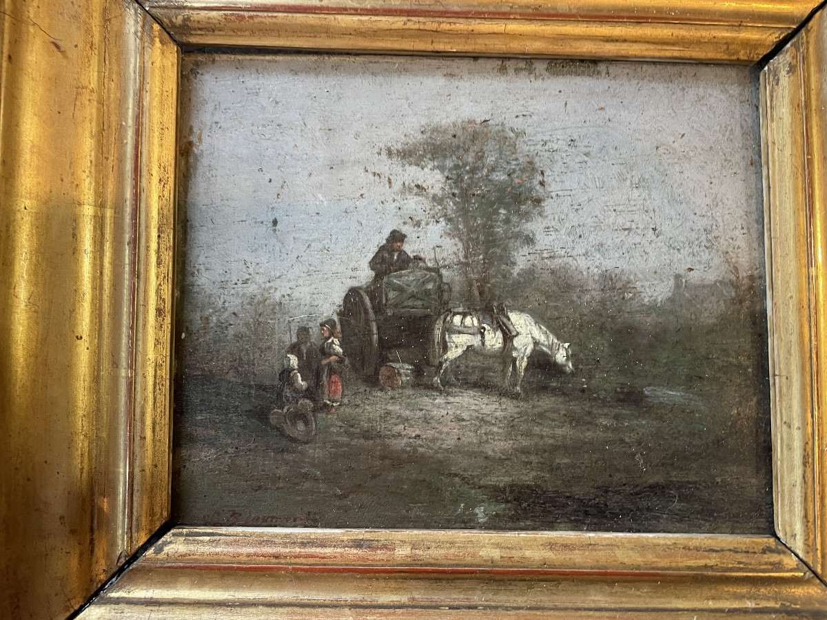 La pause des paysans 