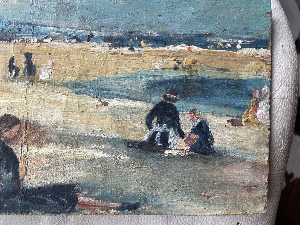 The Beach And Its Bathers By C. Bernard -photo-7