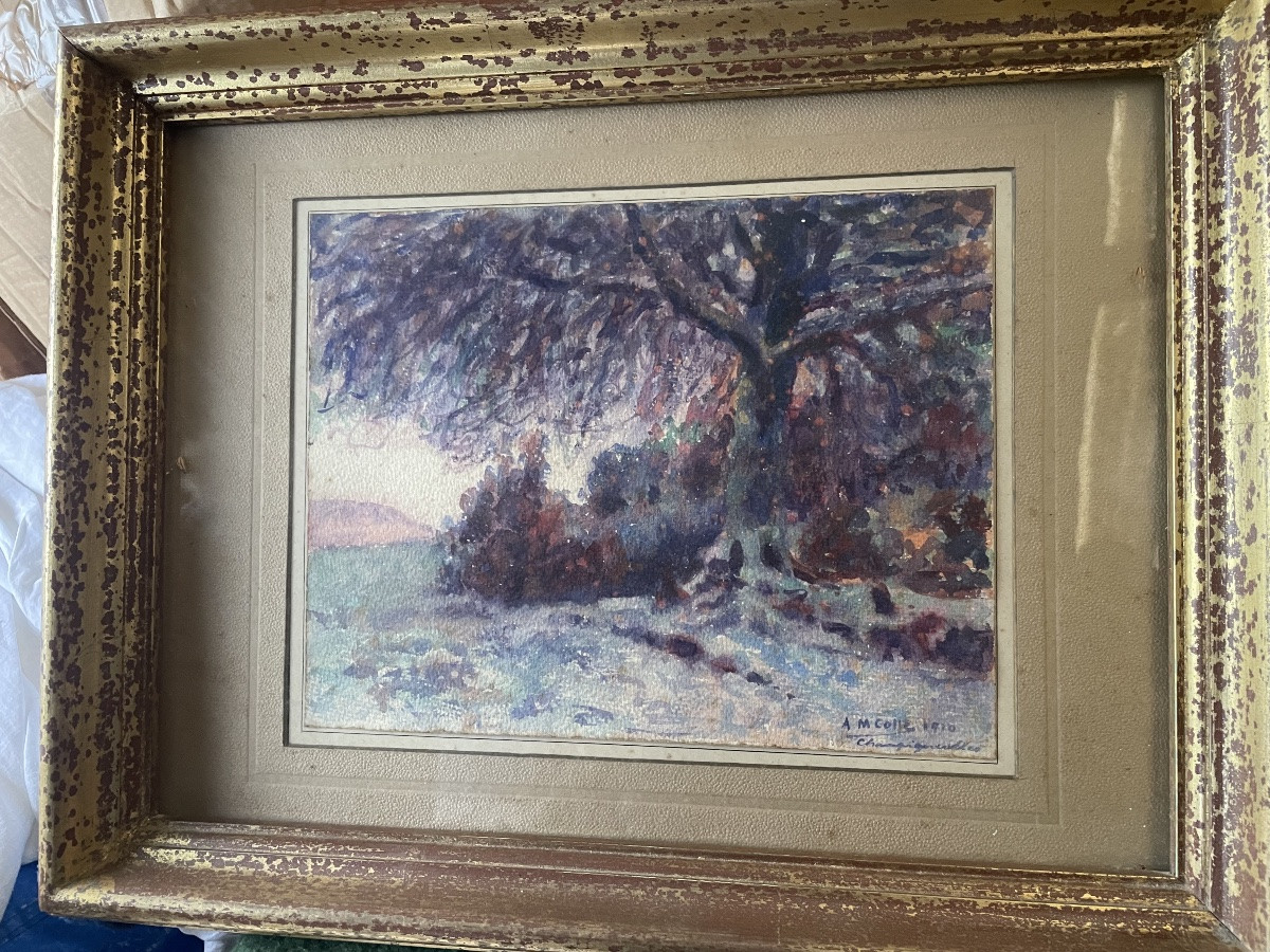 Landscape By Auguste Colle -photo-2