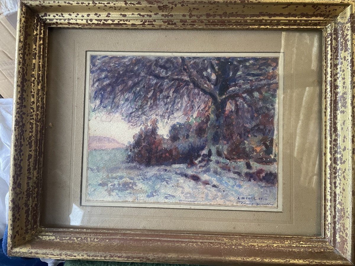 Landscape By Auguste Colle -photo-3