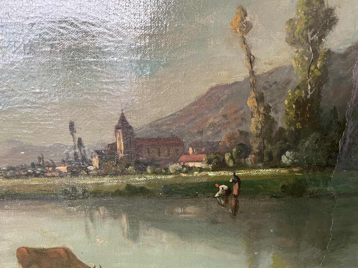 Vaches à l’étang -photo-7