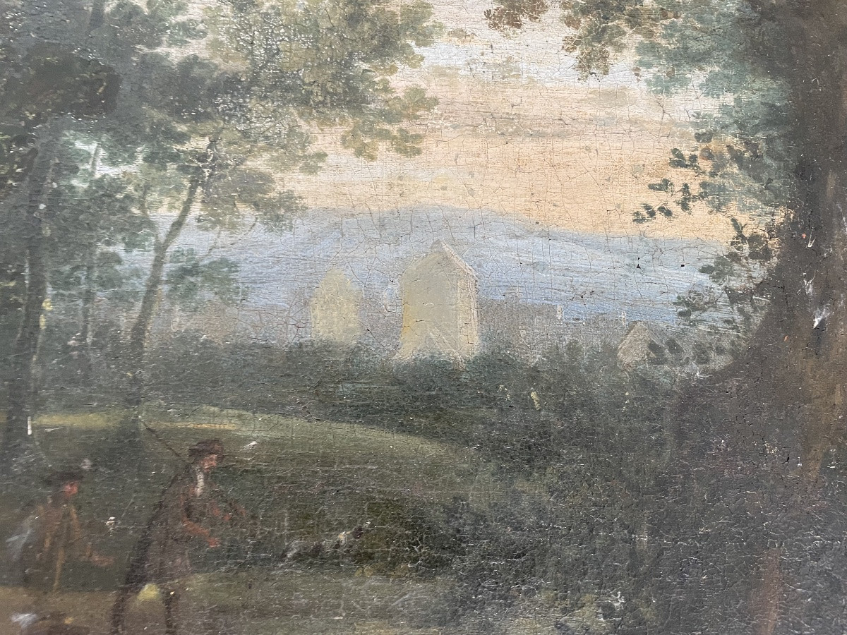 Scène de chasse du XVIII eme -photo-3