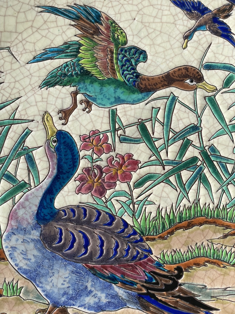 Grand plat Longwy R.Rizzi -photo-4