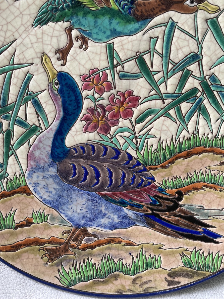 Grand plat Longwy R.Rizzi -photo-6