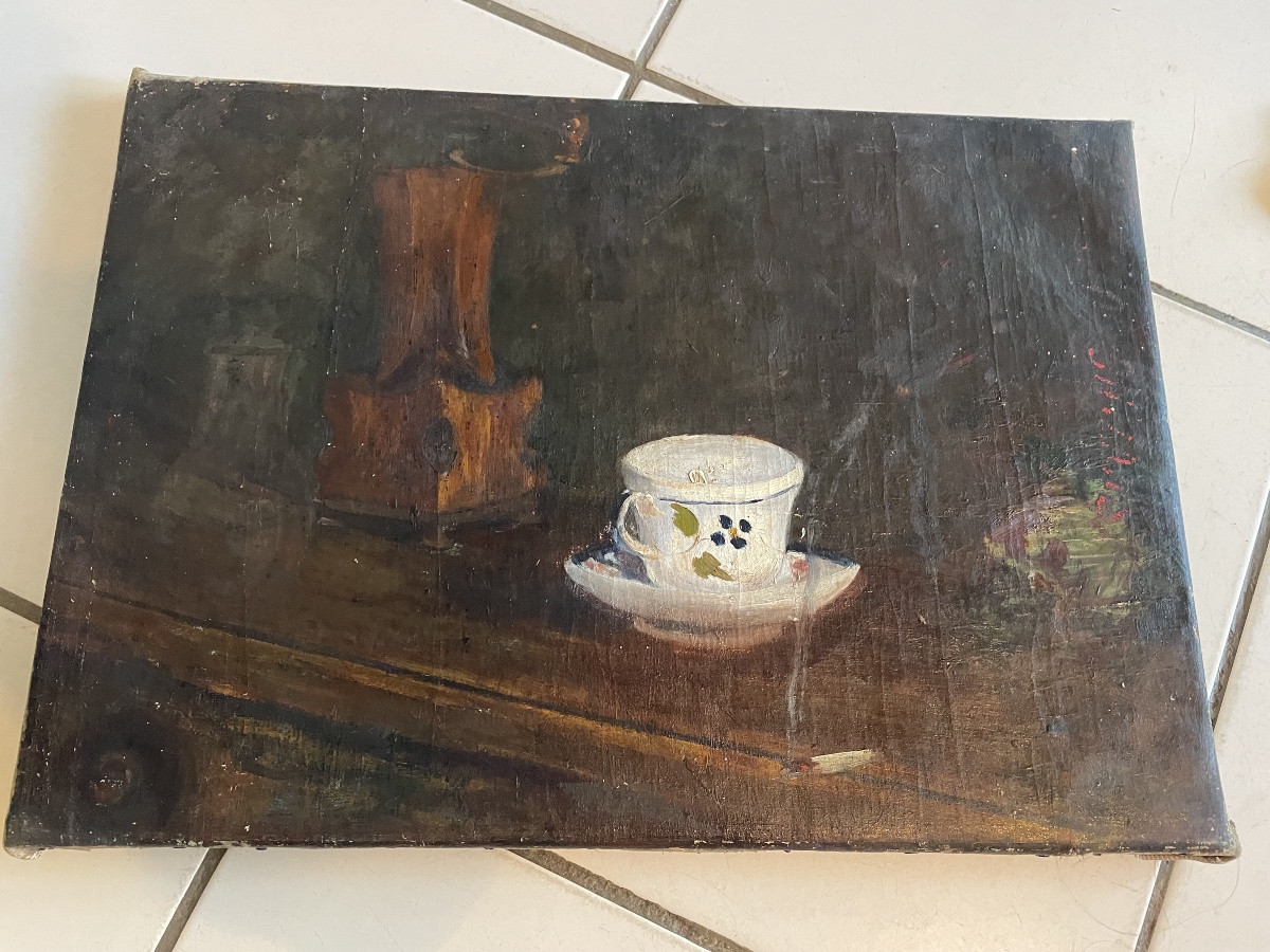 Le moulin à café et sa tasse -photo-2