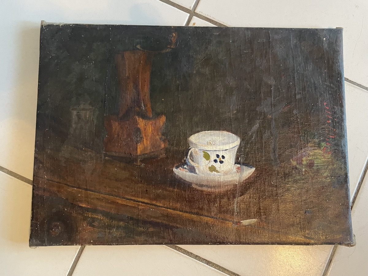 Le moulin à café et sa tasse -photo-1