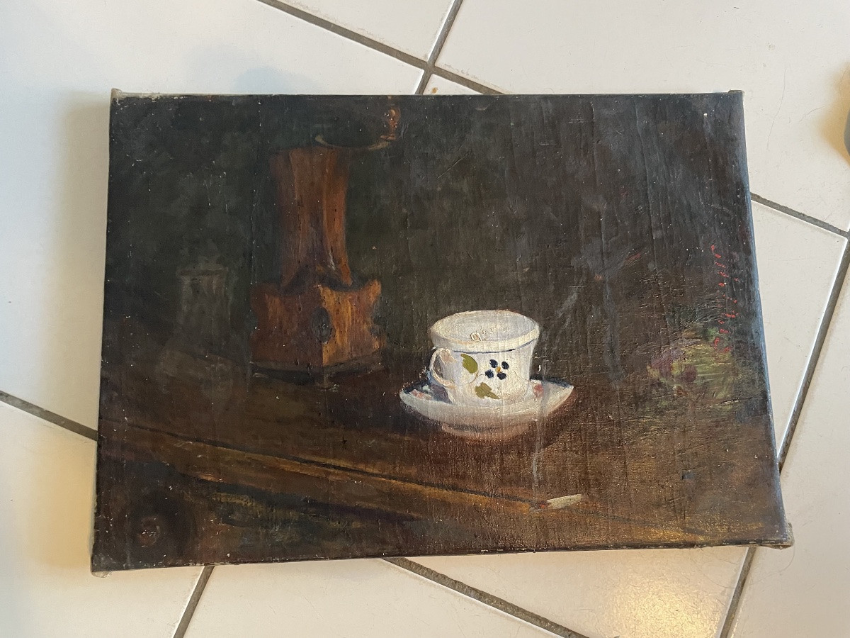 Le moulin à café et sa tasse -photo-2