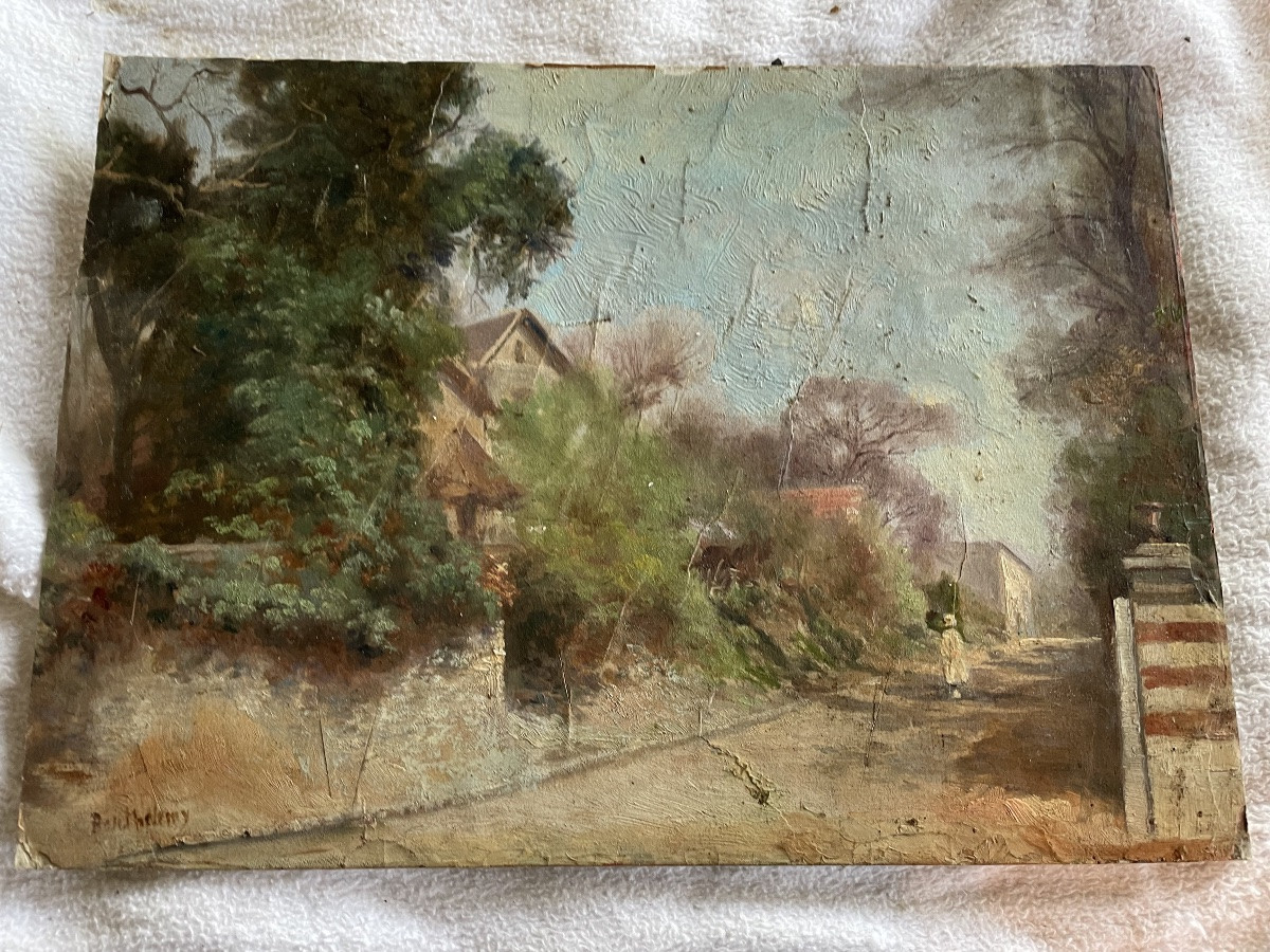 Fillette sur le chemin du village -photo-6