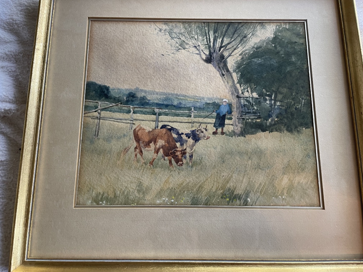 Vaches et fermière -photo-3