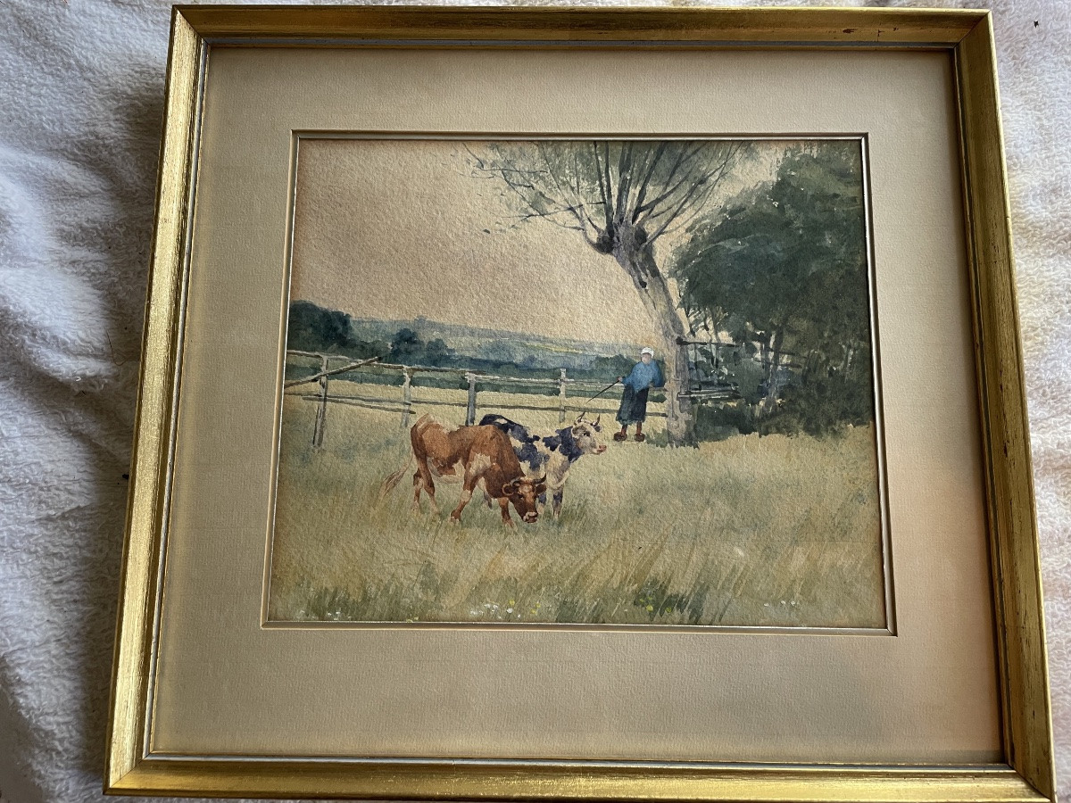 Vaches et fermière -photo-6