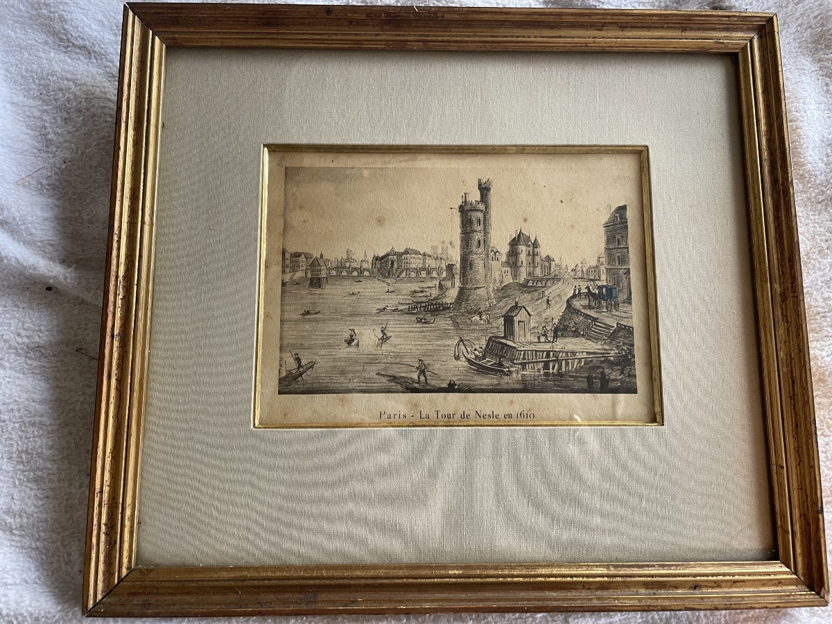 Gravure de Paris : la tour de Nesle -photo-4