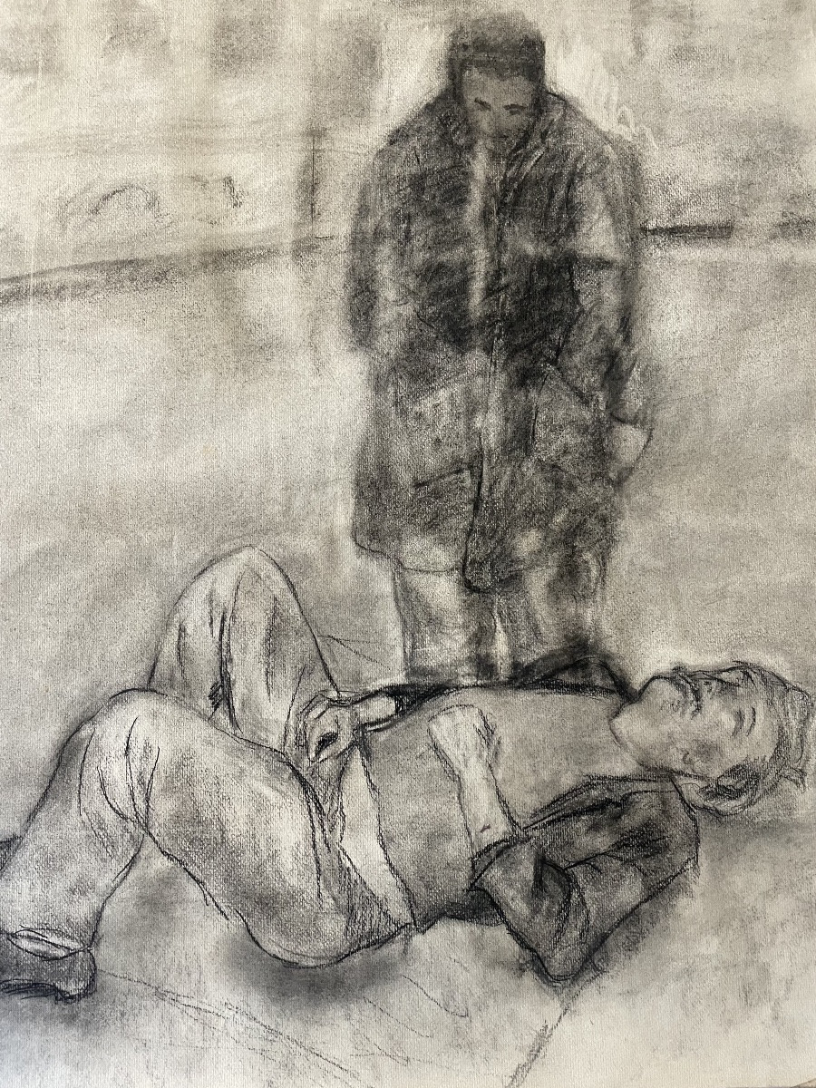 Grand dessin : l’ivrogne -photo-6