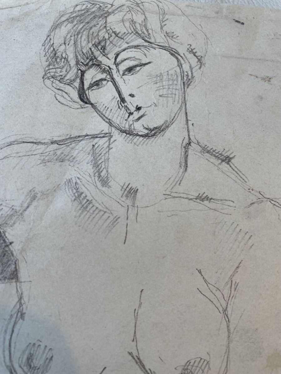 Drawing Of The Seated Nude Model -photo-3