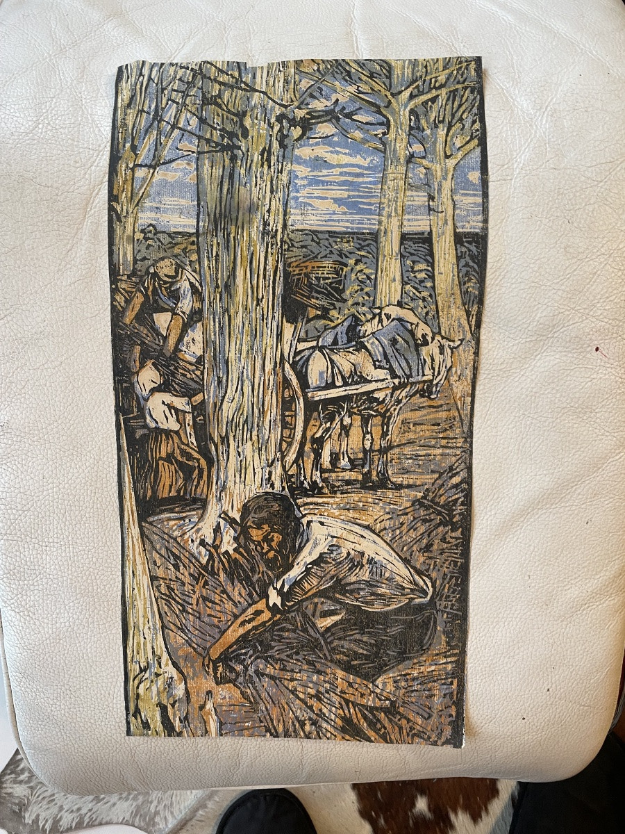 The Woodcutters Of Marret Henri -photo-2