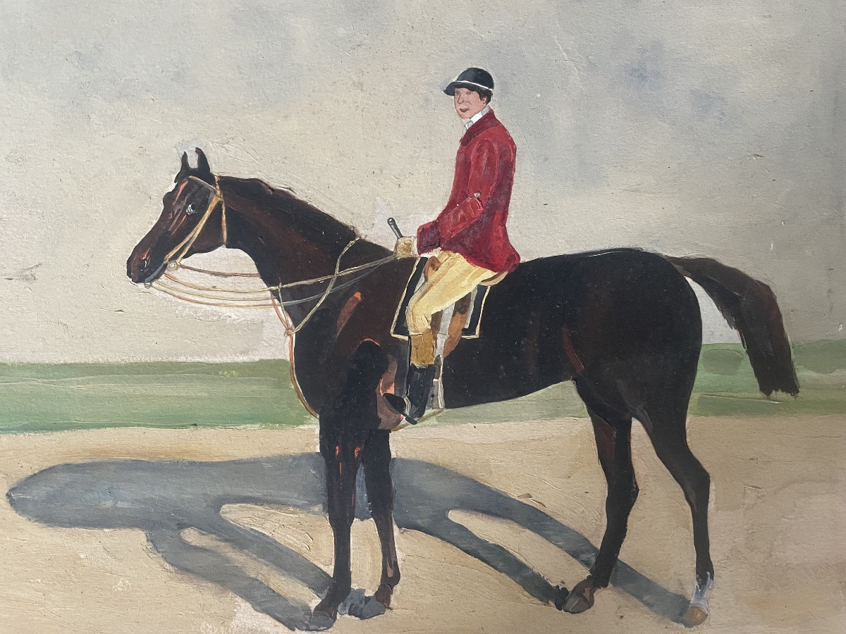 Le jockey et son cheval de course -photo-7