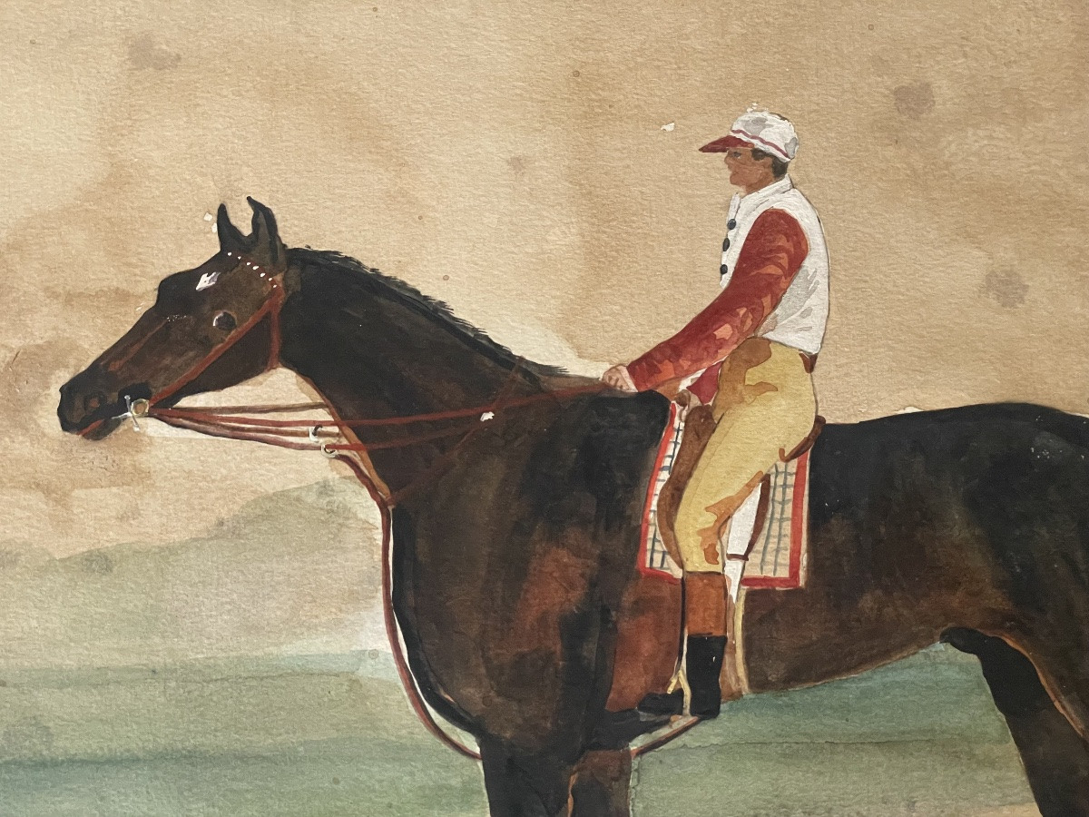 Racehorse And Its Jockey -photo-2