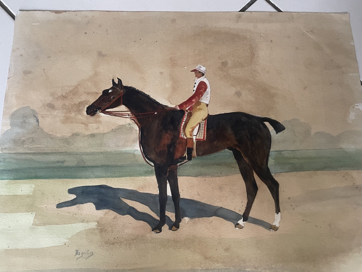 Racehorse And Its Jockey -photo-4