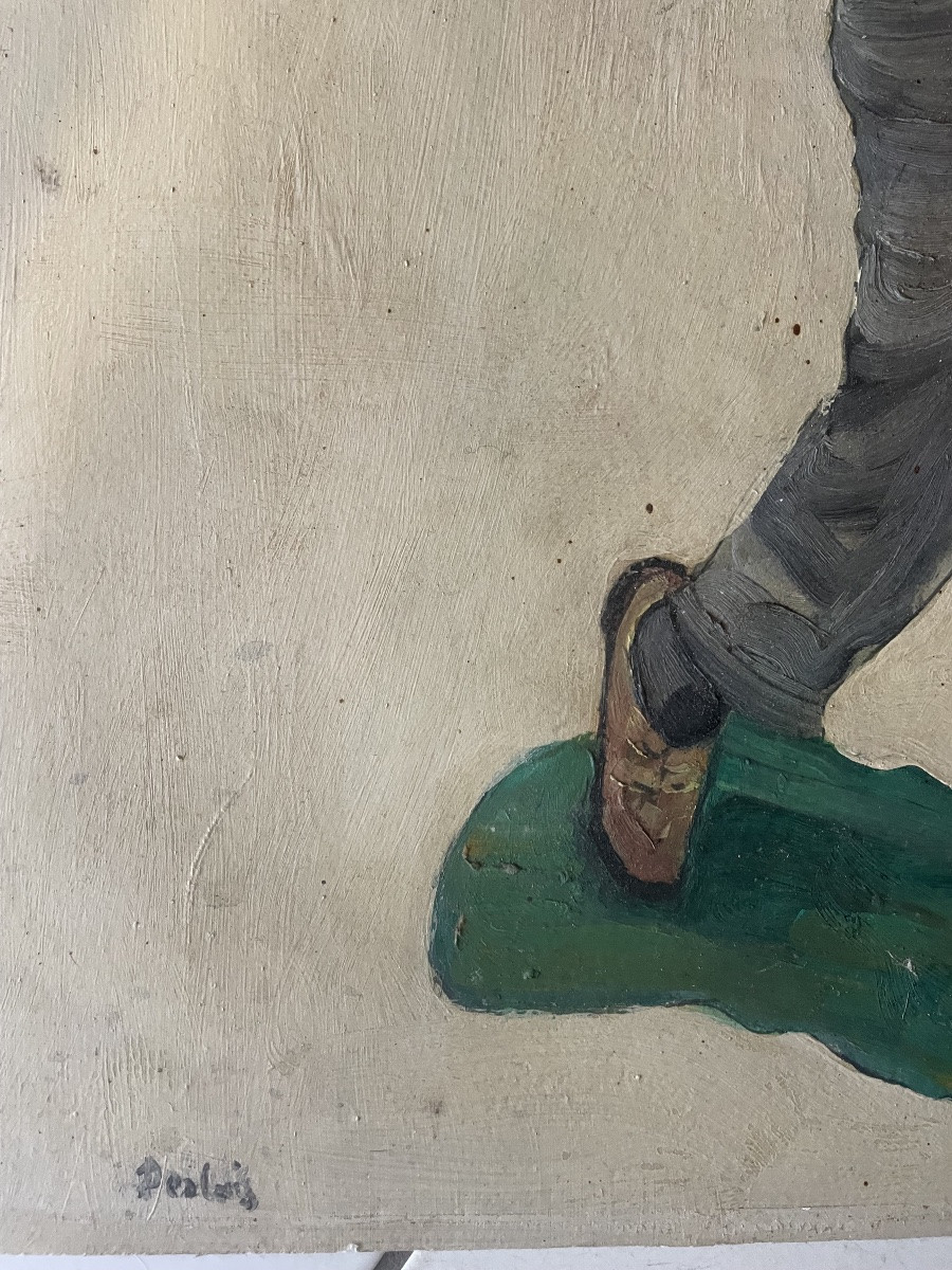 The Golfer With The Desbois Cap -photo-2