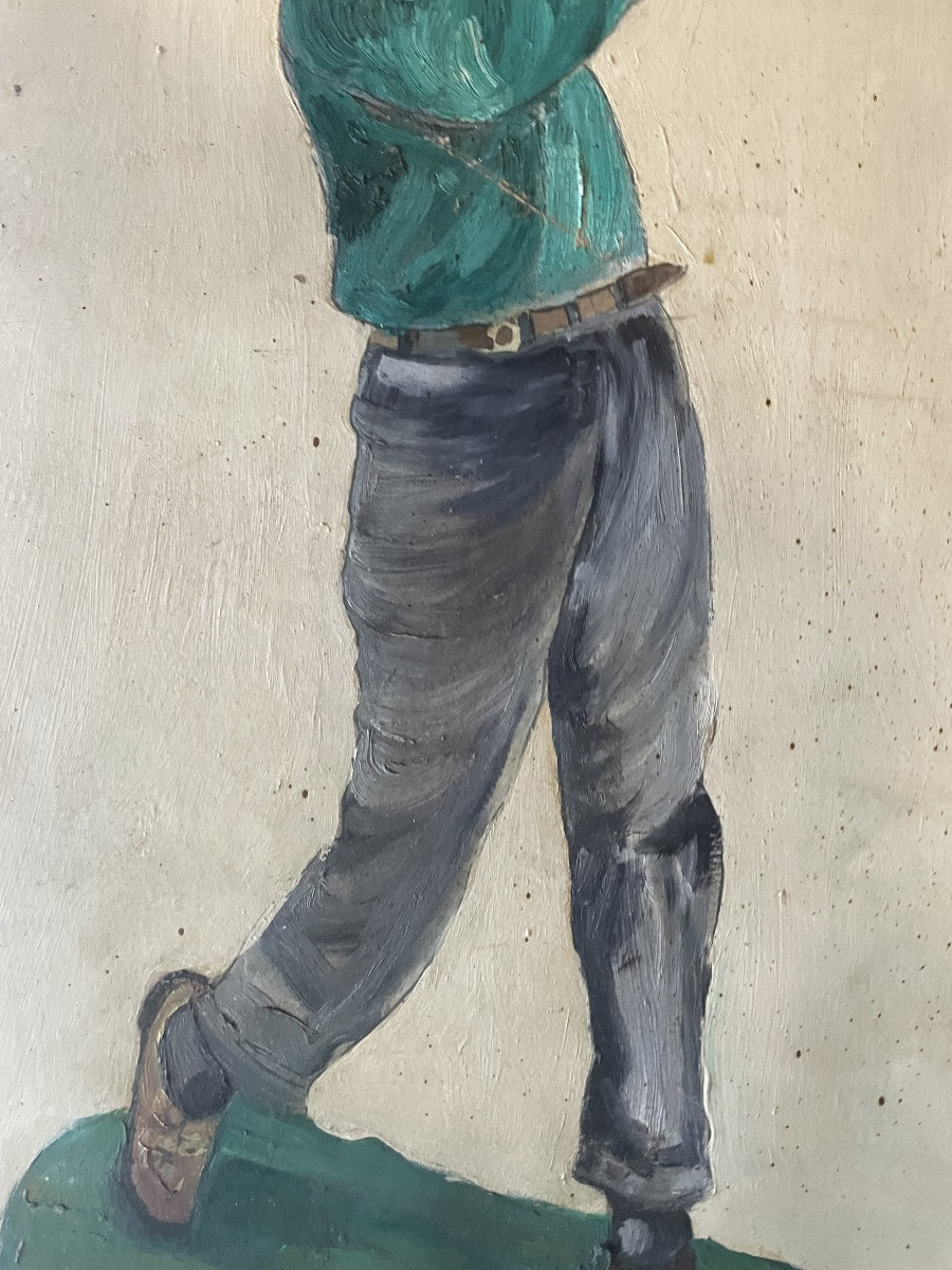 The Golfer With The Desbois Cap -photo-3