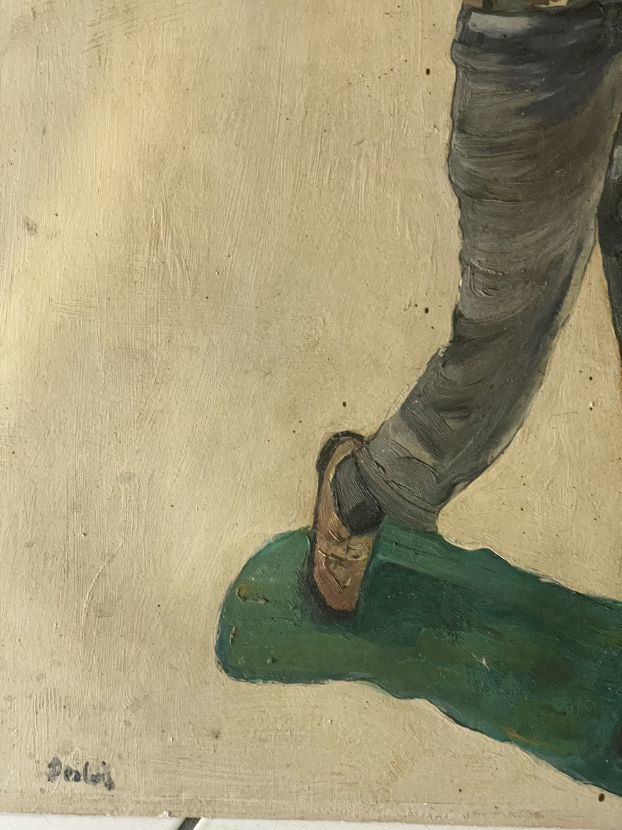 The Golfer With The Desbois Cap -photo-4