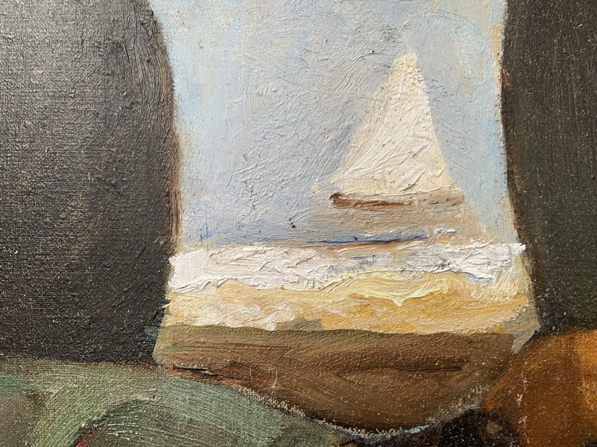 Nature morte aux oranges et raisins -photo-4