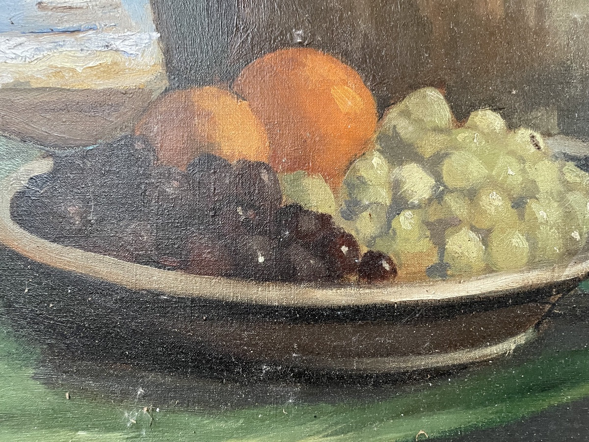 Nature morte aux oranges et raisins -photo-6