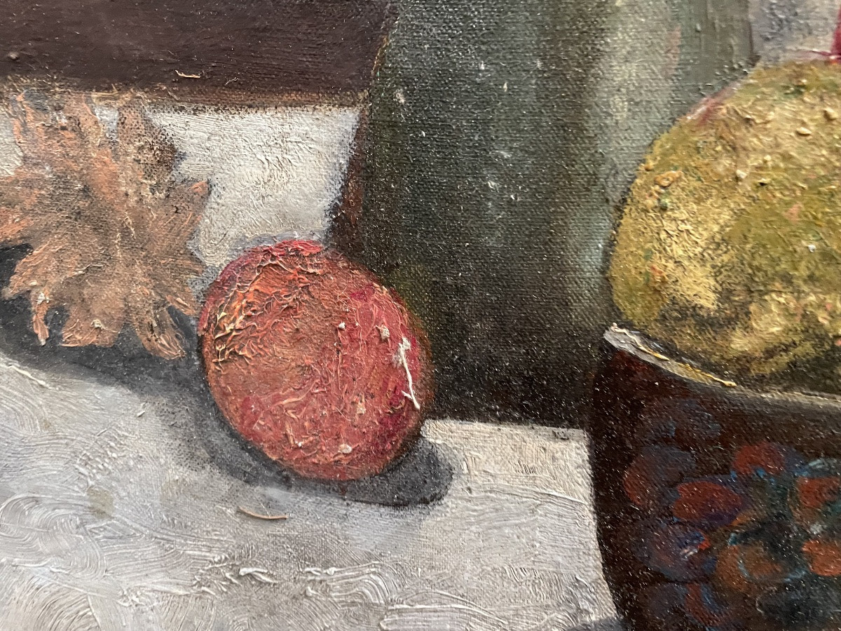 Corbeille de fruits et de fleurs -photo-4