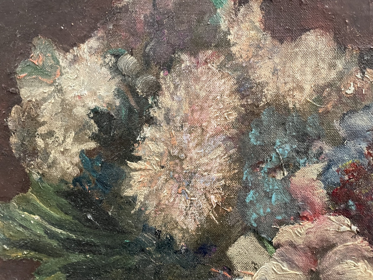 Corbeille de fruits et de fleurs -photo-2