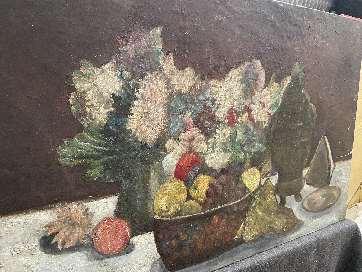 Corbeille de fruits et de fleurs -photo-5