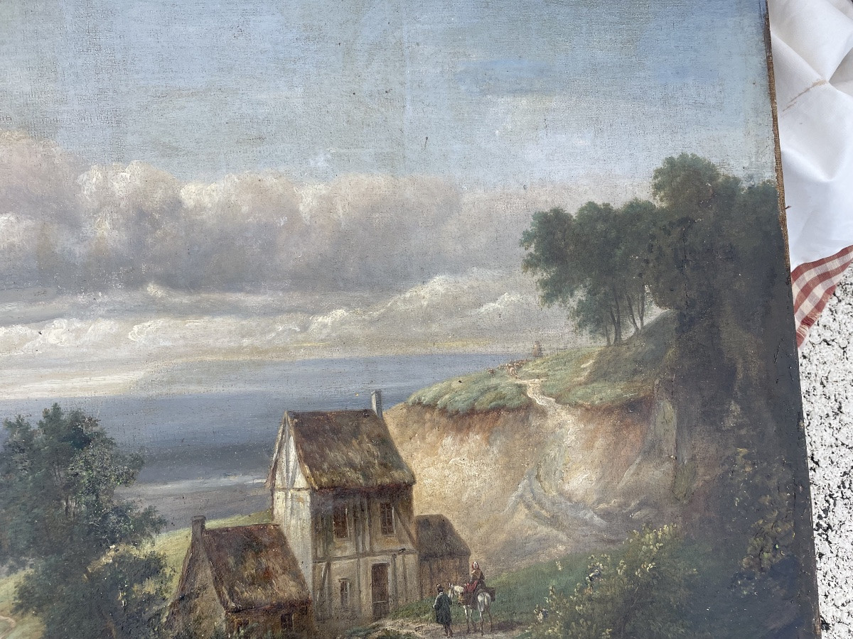 Tableau paysage animé de Coignet -photo-5