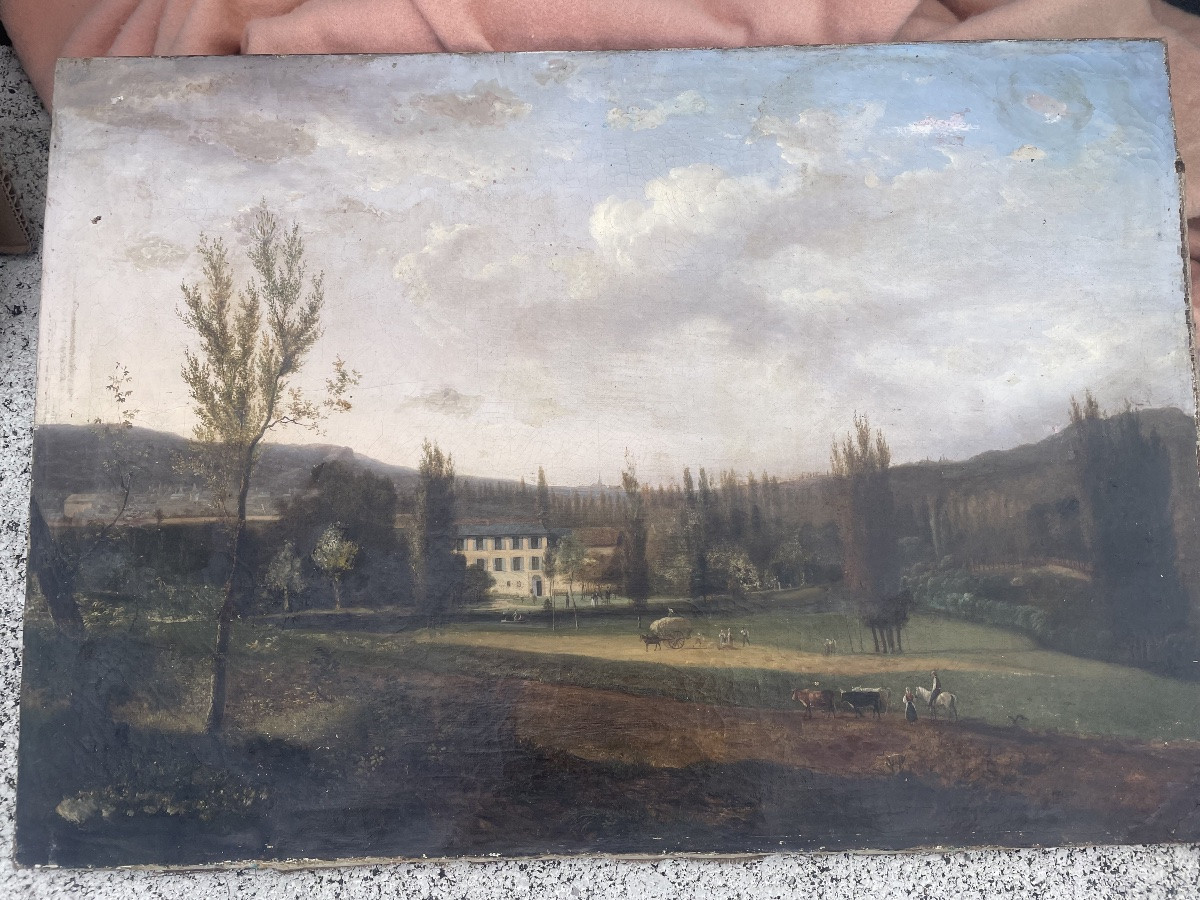 Tableau paysage animé de Coignet -photo-6