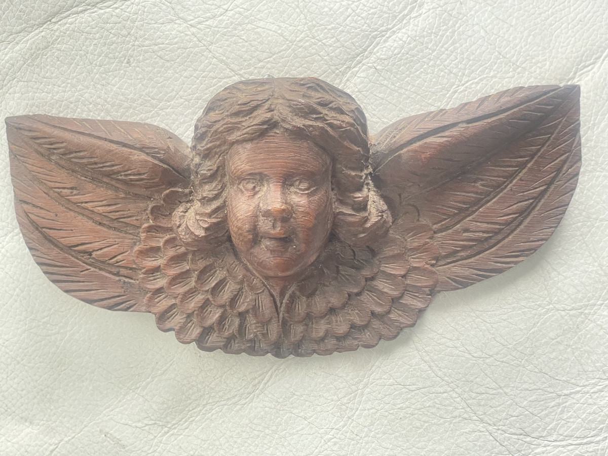 18th-century Wooden Cherub -photo-7