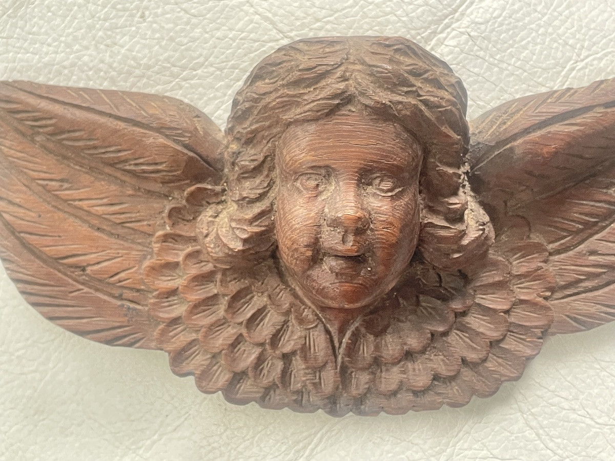18th-century Wooden Cherub -photo-8