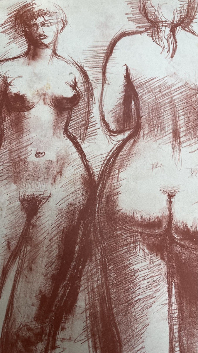 Lithographie nues féminins de Volti -photo-3