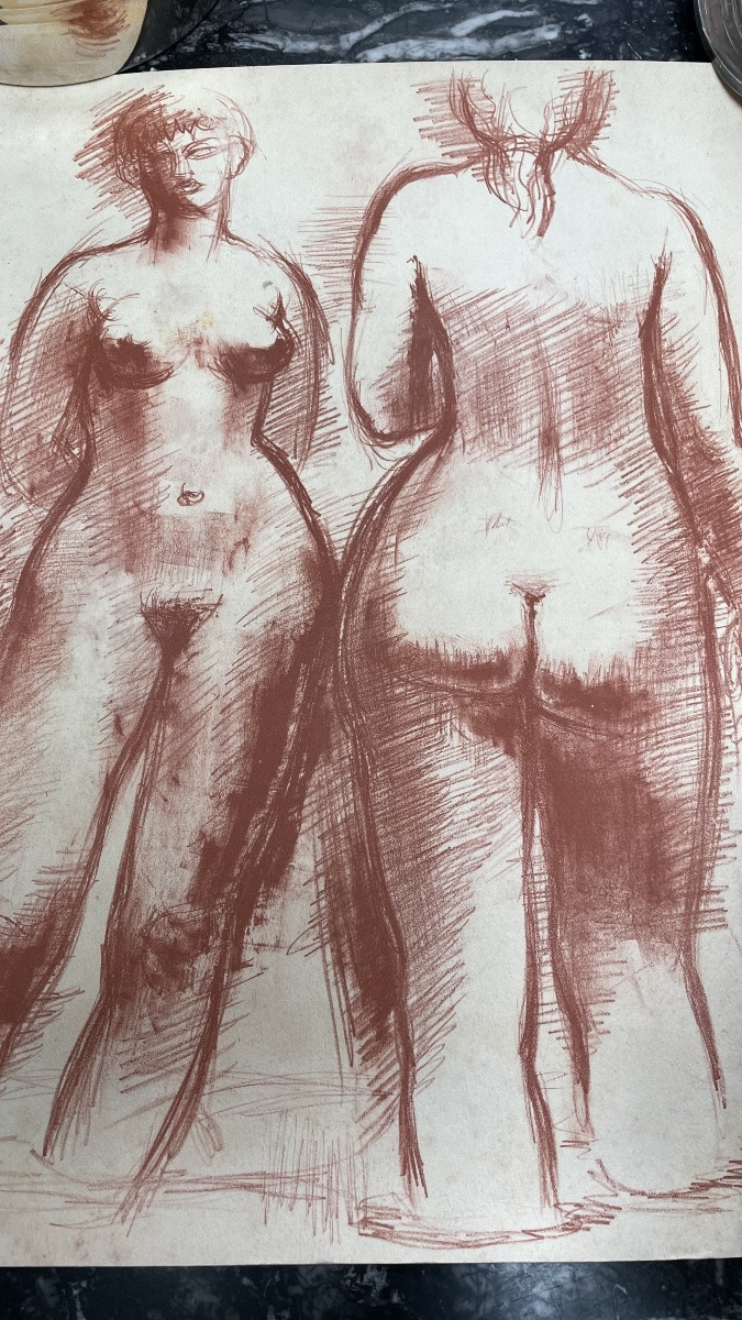 Lithographie nues féminins de Volti -photo-5